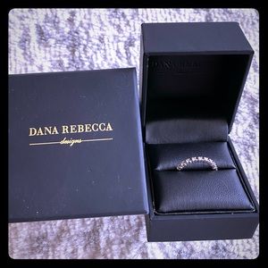 Dana Rebecca Ava Bea single row ring sz 6.5 WG